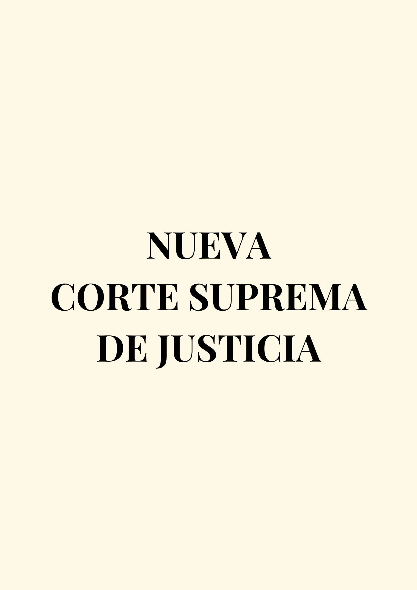 Vuestra Señoría, aferrada a privilegios y rituales anacrónicos, distante de la realidad y de quienes buscan amparo. Un tribunal reducido, homogéneo y ajeno a las necesidades sociales no puede impartir justicia con equidad. Es tiempo de una justicia democrática. Una Corte amplia, renovada, diversa e independiente, donde juezas y jueces sean elegidos por su competencia, integridad y compromiso con los derechos humanos. No más fueros para la impunidad, no más decisiones a espaldas del pueblo.